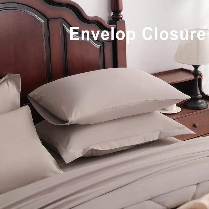 NTBAY King Comforter Set with Sheets, 7 Pieces Soft and Breathable King Bedding - Image 5