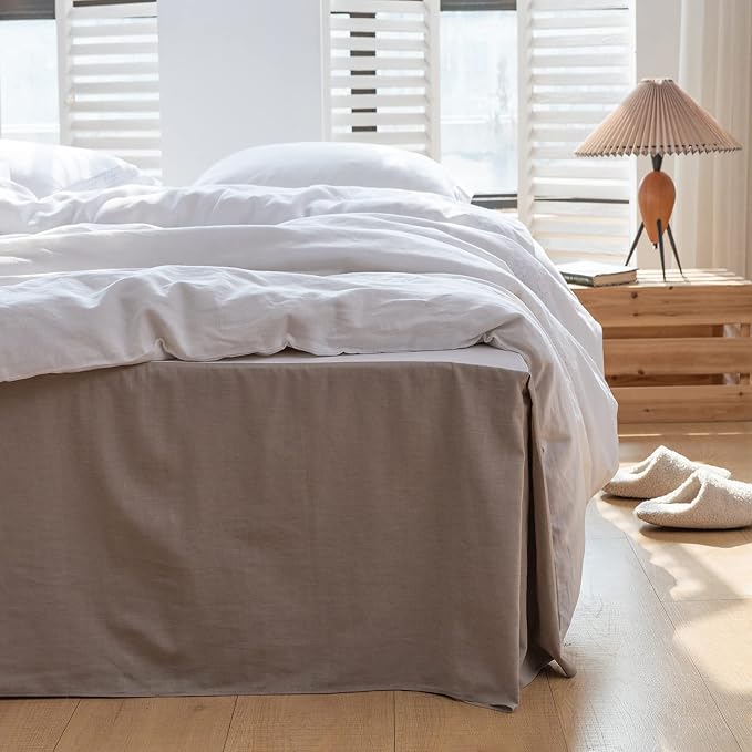 BISELINA French Linen Bed Skirt - Image 8