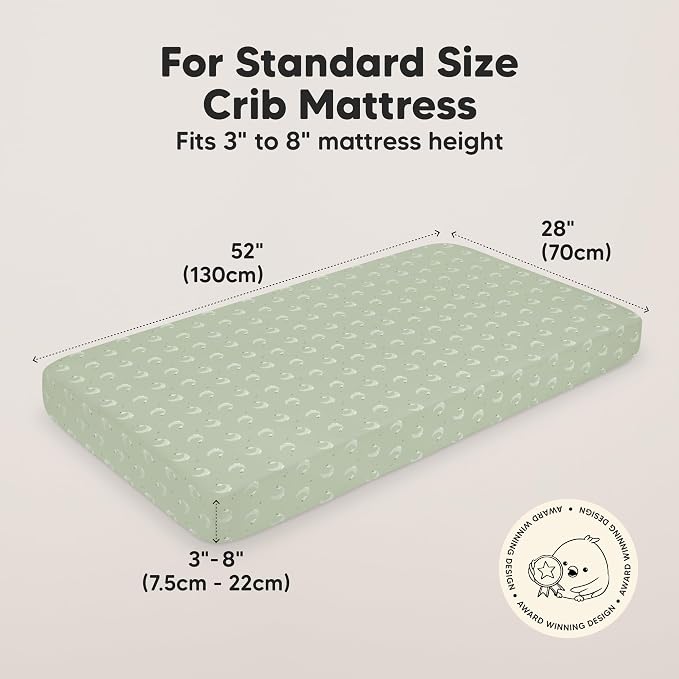 KeaBabies 2-Pack Baby Crib Sheets - Image 3