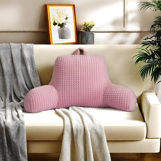 Holawakaka Reading Pillow for Bed and Sofa Couch Sitting Up, Backrest Pillows - Image 5