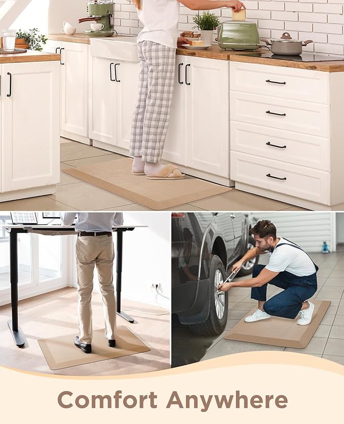 Ophanie Kitchen Mats for Floor, 3/4 Inch Thick Kitchen Rugs, Waterproof - Image 8