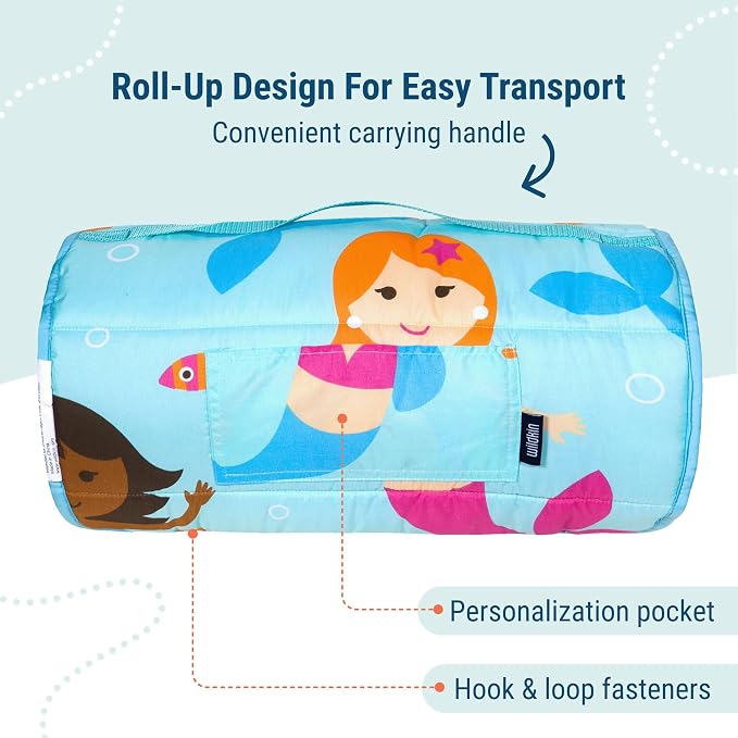 Wildkin Kids Microfiber Nap Mat – Soft Sleep Mat - Image 4