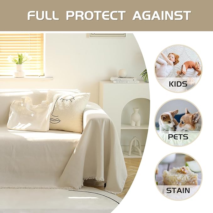 MEETSKY Oversized Couch Cover Sofa Cover - Image 4