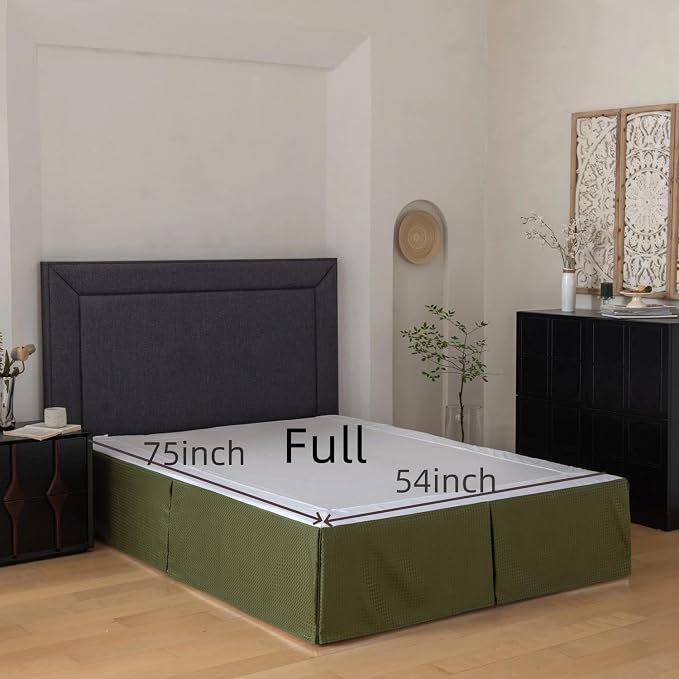 Full Bed Skirt, Wrap Around Bed Skirt - Image 3