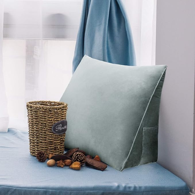 Wedge Headboard Pillow Dorm Room Reading Pillow Back Support - Image 5