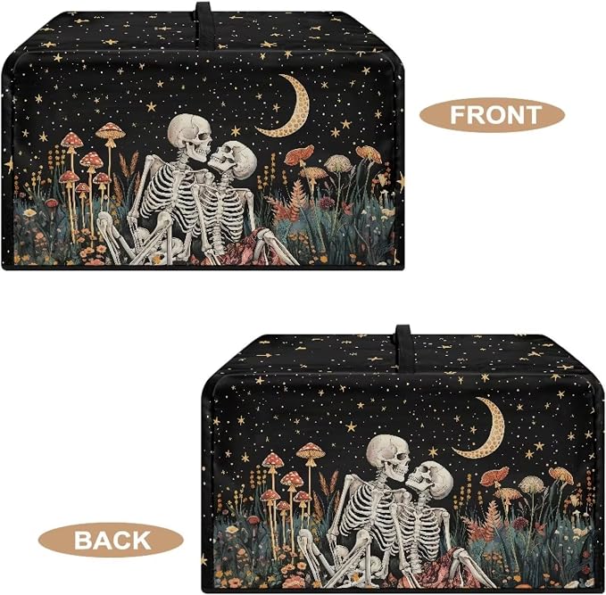 Microwave Oven Dust Cover, Halloween Skull Heat-Resistant Dust Proof Waterproof - Image 5