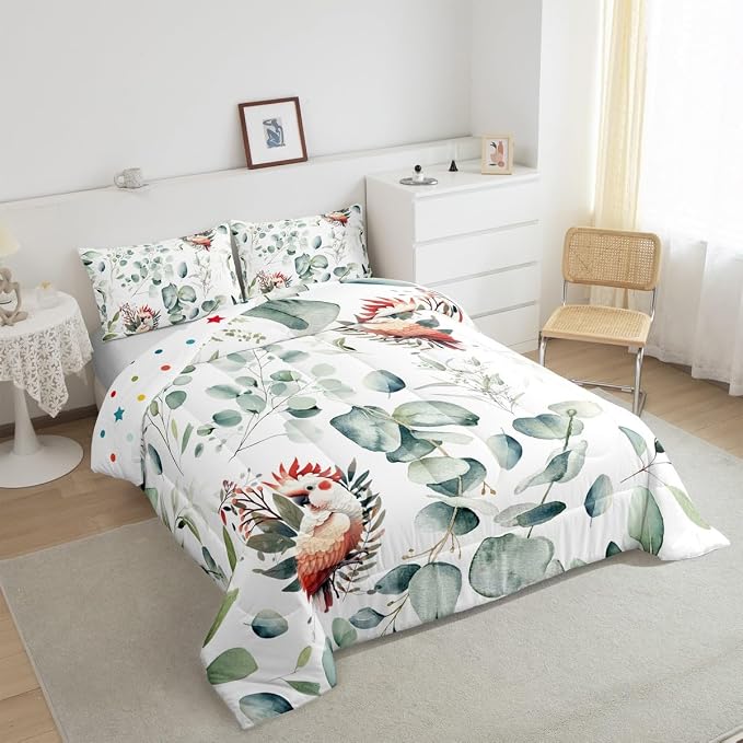 Erosebridal Cartoon Animal Queen Comforter Set - Image 5