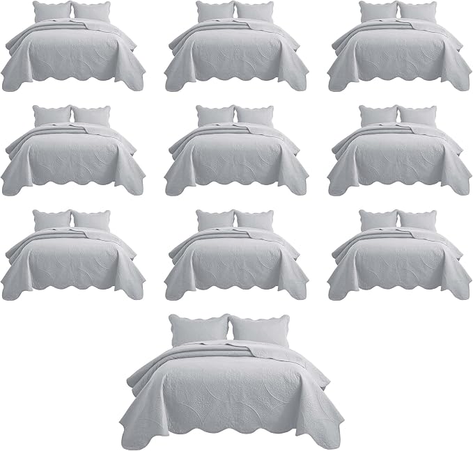 IR Imperial Rooms 10 Pack Twin Quilt Bedding Set by IRImperialRooms