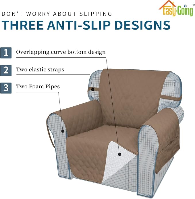Easy-Going Sofa Slipcover Chair Cover Waterproof Couch Cover Washable Sofa - Image 3