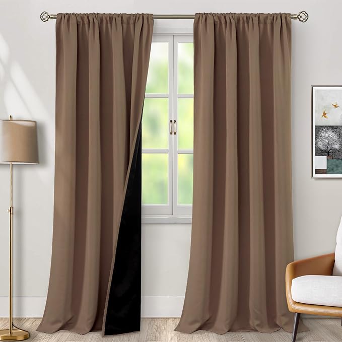 BGment 100% Blackout Curtains 108 Inch Long by BGment
