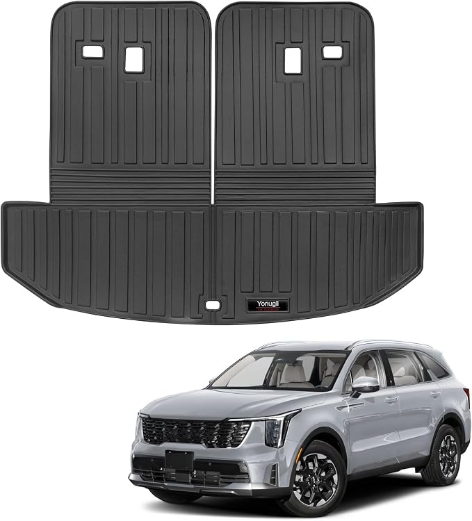 Custom Car Cargo Mats Trunk Liner All Weather TPE Protection Mat Accessories by Yonugli