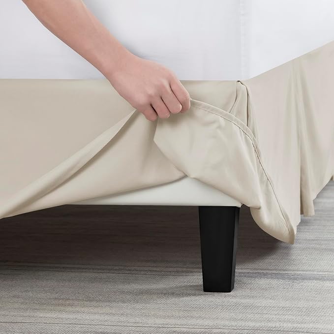 Nestl Linen Full XL Bed Skirt - Image 5