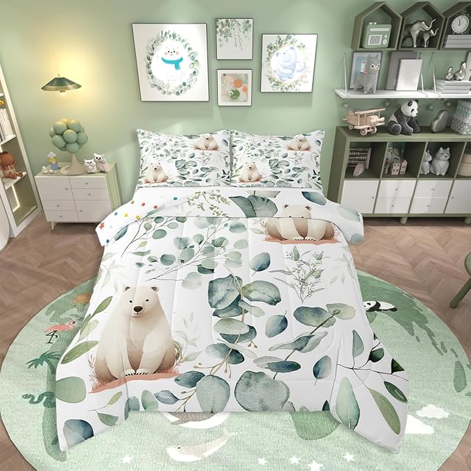 Erosebridal Boys Cartoon Animal Bedding Full Size by Erosebridal