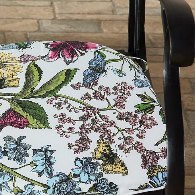 Outdoor Chair Cushions Set of 2, Patio Seat Cushion 17"x16"x2", U-Shaped Dining - Image 7
