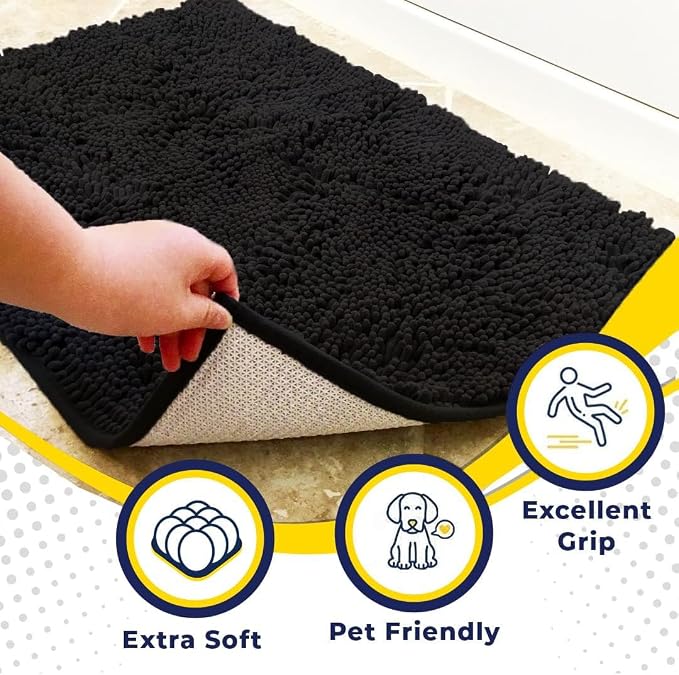 Muddy Mat® Shown on TV – Super Absorbent Door Mat Indoor, Microfiber Quick Dry - Image 3