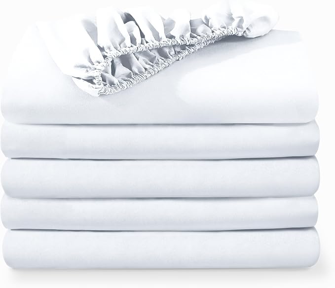 Bare Home 5-Pack Fitted Bottom Ultra-Soft Sheets King by BareHome