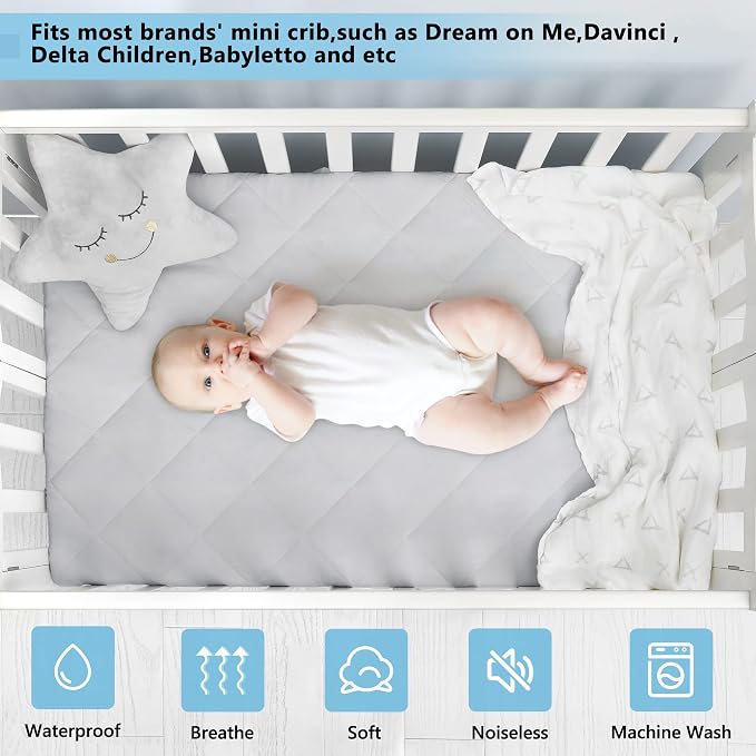 TILLYOU Pack and Play Sheets Pad - Image 6