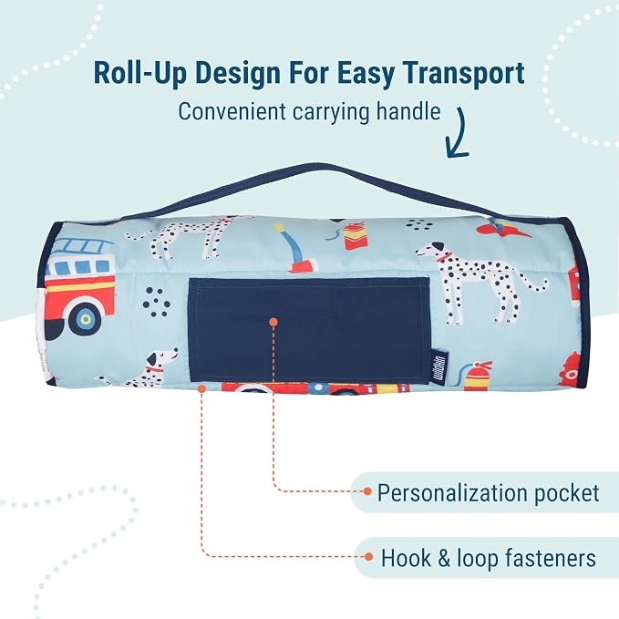Wildkin 43-inch Kids Nap Mat – Soft Microfiber Toddler Sleeping Mat - Image 3