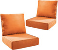 Outdoor Seat Cushion Set-24 x 24 x 6 Inch Outdoor Chair Cushions Set of 2 by NatureComfyOutdoorFurniture