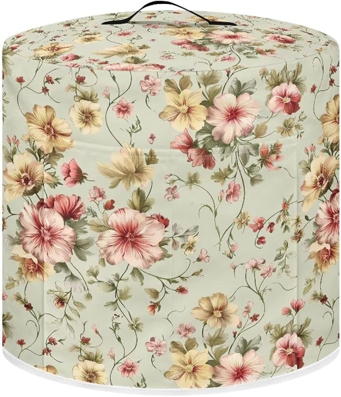 Floral Air Fryer Cover Washable Dust Cover by Unknown