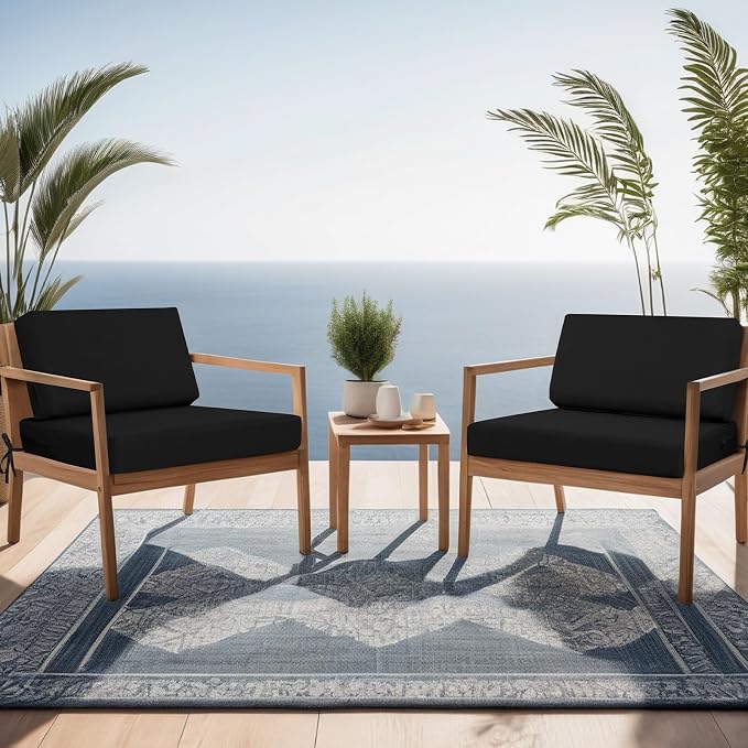 idee-home Outdoor Cushions for Patio Furniture, Outdoor Seat Cushion, - Image 4