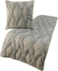 The HomeCentric King Queen Twin Grey Decorative Full 68"x18" Bed Runner by TheHomeCentric