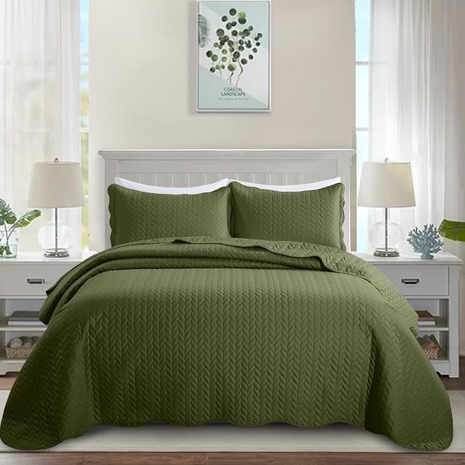 IR Imperial Rooms 8 Pack Quilt King Size Bedding - Image 3