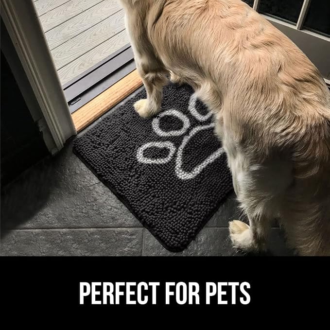 GORILLA GRIP SOAKSTOPPER Dog Door Mat, 48x30 Machine Washable Rug Absorbent - Image 6