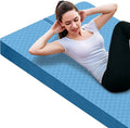 nuveti Large Exercise Mat - 15mm/20mm/30mm Thick Yoga Mat | Workout Mat by BecomeBetterYourself