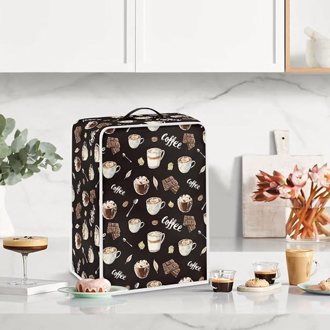 Coffee Maker Cover – Dust Protection Stain Resistant Washable Appliance Cover - Image 3