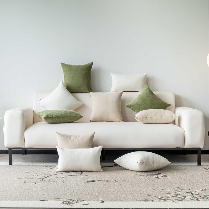a moment Pack of 2 Decorative Chenille Throw Pillow Covers - Image 5