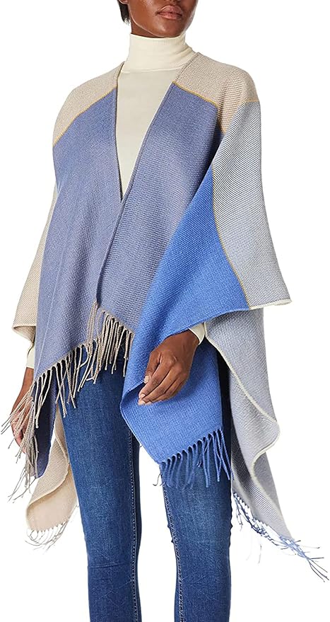 Breezy Lane Women's Shawl Wraps Warm Poncho Ruana Wrap Cardigan - Image 4