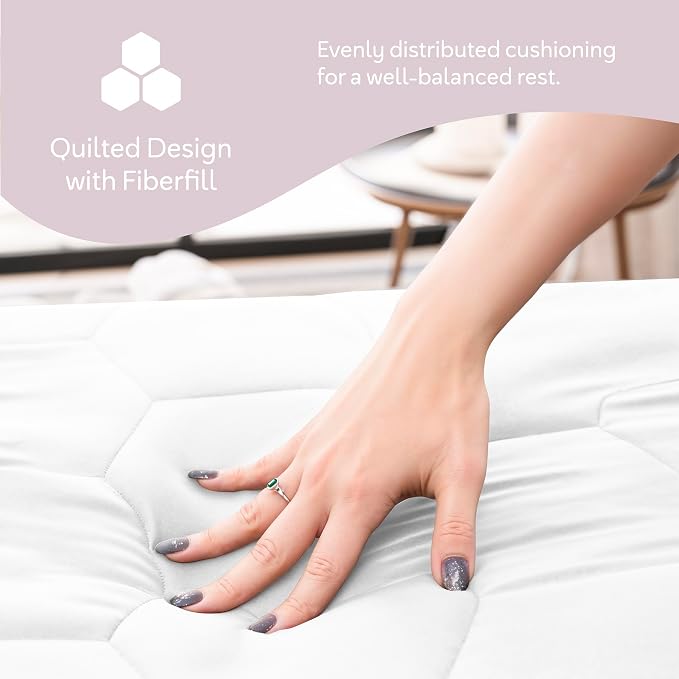 Hearth & Harbor Twin XL Size Quilted Fitted Mattress Pad Cover, 100% Waterproof - Image 6
