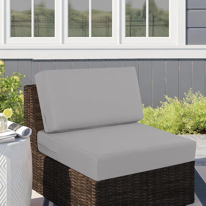 idee-home Outdoor Cushions for Patio Furniture, Outdoor Seat Cushion, - Image 2