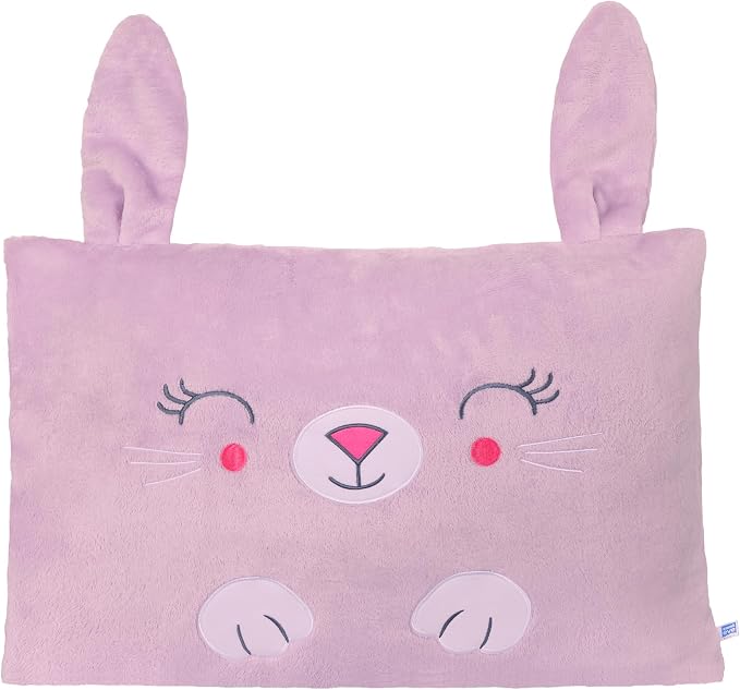 Saint Eve Kids Pillow Pals Fuzzy Pillow Case, Cute Animal Friends Soft Pillow by SaintEveKids
