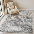 3x5 Washable Area Rugs for Living Room, Modern Abstract Rug Entryway Kitchen by PADOOR