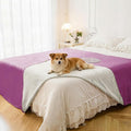Waterproof Blanket for Bed, Leak Proof Dog Couch Blankets Reversible, Pet Throw by TuffeelHome