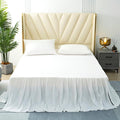 TSUTOMI Bed Skirt Twin Size Ruffled Bed Skirt by TSUTOMI