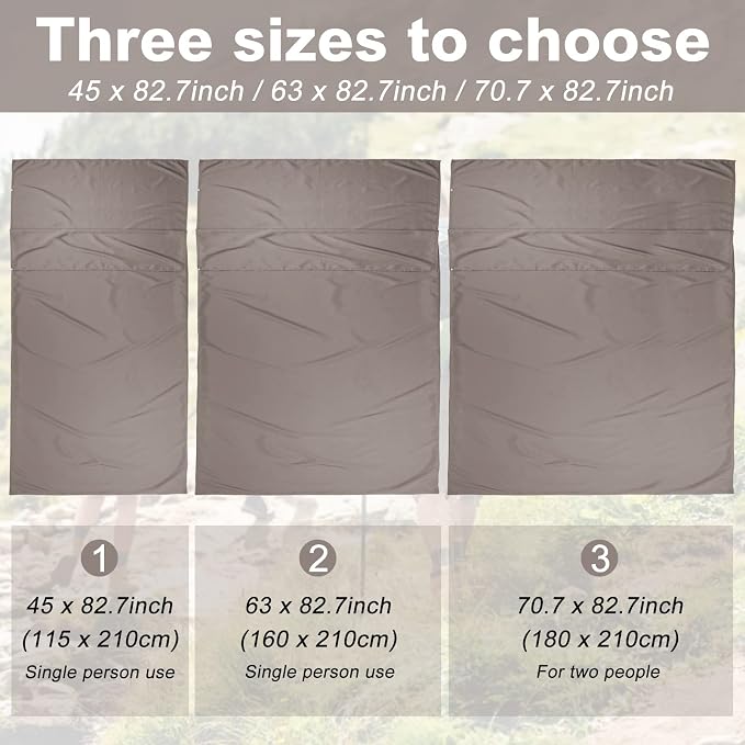 Sleeping Bag Liner Travel Sheets - Image 6