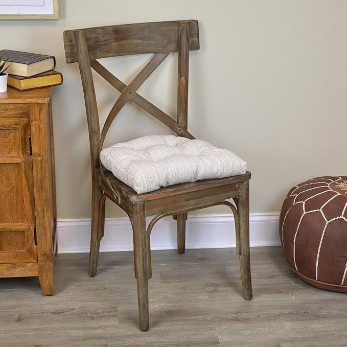 Klear Vu Gripper Overstuffed Universal Non-Slip Dining Chair Cushions - Image 7