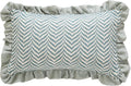 ISAENNE Design Linen Throw Pillow Covers 12"x20", Rectangle Minimalist Cushion by Isaennehomedecoration