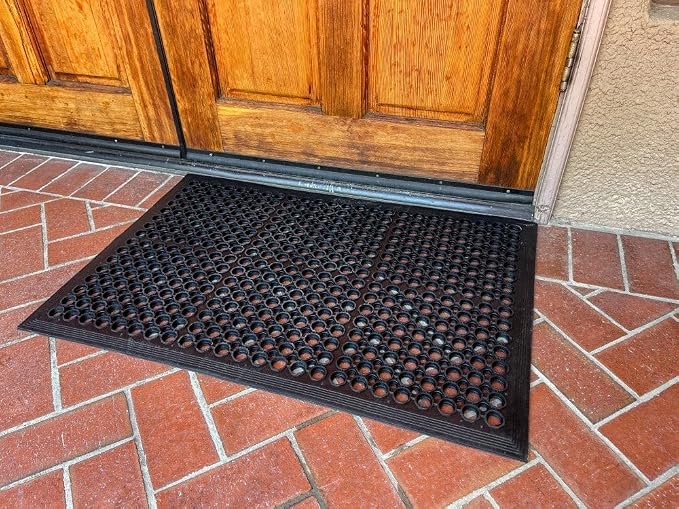 Envelor 2-Pack Anti Fatigue Rubber Mat Non-Slip Restaurant - Image 4