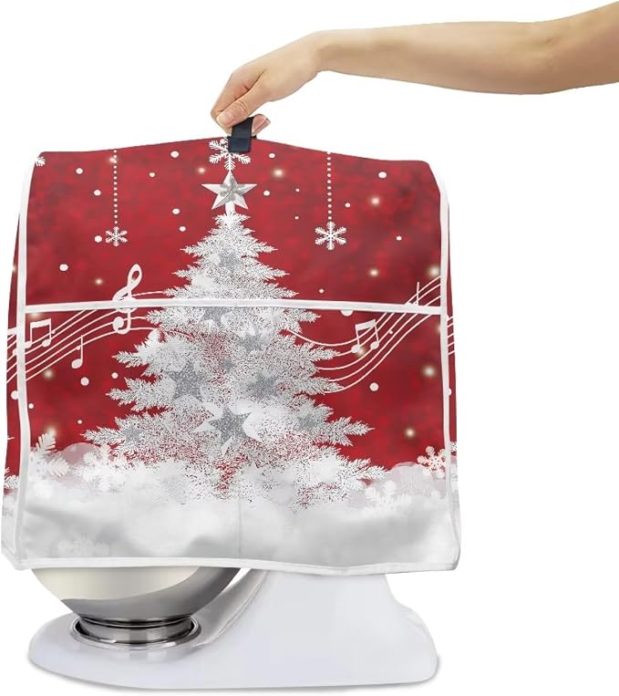 Christmas Mixer Cover for Kitchen Aid 6-8 Quart Stand Mixers, Xmas Tree Kitchen - Image 6