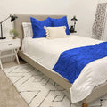 Bed Runner Set - 100% Pure Cotton 800 Thread Count - Luxury 1 Pinch Pleated Bed by Unknown