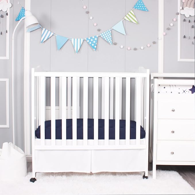 Belsden Pack of 3 Mini Crib Sheet Set, Pack N Play Sheet Set - Image 2