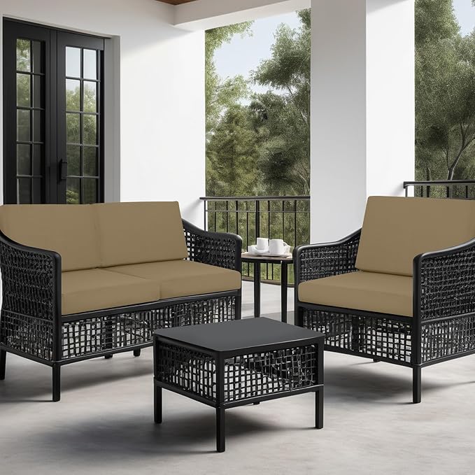 idee-home Outdoor Cushions for Patio Furniture, Outdoor Seat Cushion, - Image 4