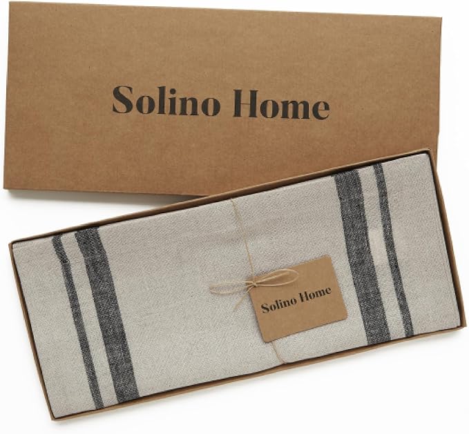 Solino Home Linen Table Runner 72 Inches Long - Image 5
