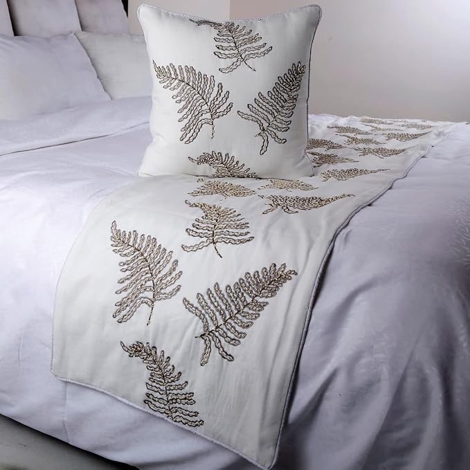 The HomeCentric King Size 90"x18" Decorative Bed Runner - Image 6