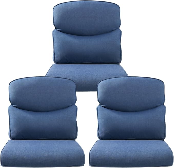 Outdoor Chair Cushions 3 Packs by Pugire