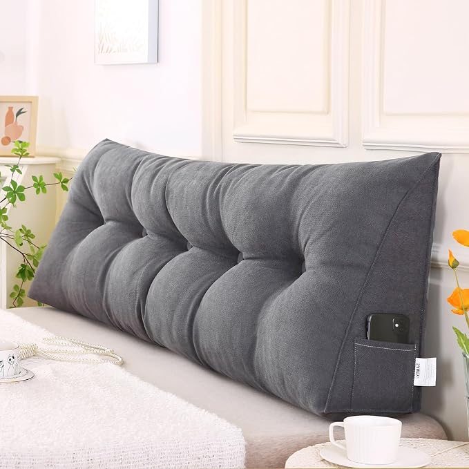 SAMTY Triangular Wedge Pillow headboard Queen Size - Image 3
